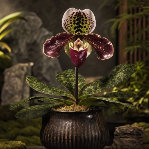 Frauenschuh-Orchidee